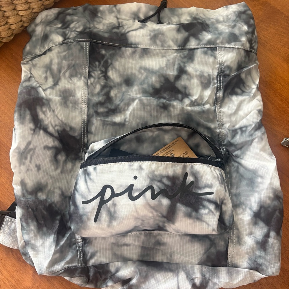 PINK Victoria's Secret Tie-Dye Packable Backpack